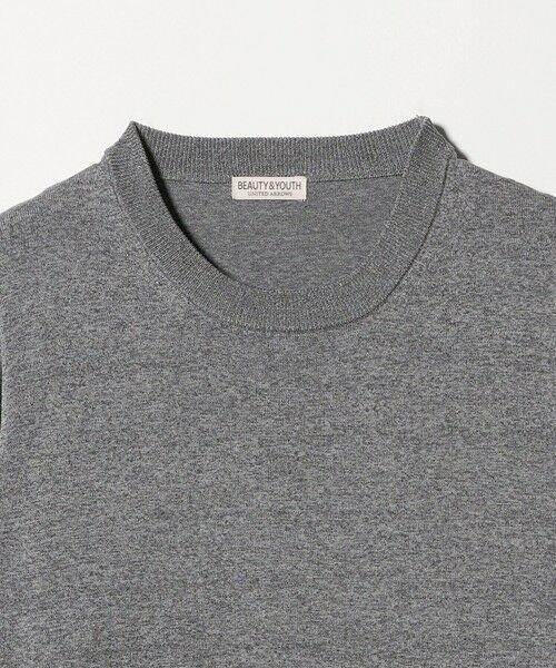 BEAUTY&YOUTH UNITED ARROWS / ビューティー&ユース ユナイテッドアローズ ニット・セーター | フュージョン カラー ロングスリーブ ニットT | 詳細8