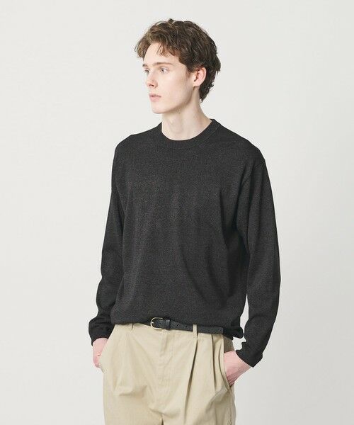 BEAUTY&YOUTH UNITED ARROWS / ビューティー&ユース ユナイテッドアローズ ニット・セーター | フュージョン カラー ロングスリーブ ニットT | 詳細11