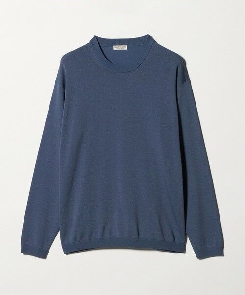 BEAUTY&YOUTH UNITED ARROWS / ビューティー&ユース ユナイテッドアローズ ニット・セーター | フュージョン カラー ロングスリーブ ニットT（COBALT）