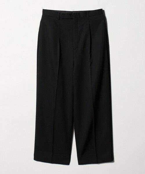 BEAUTY&YOUTH UNITED ARROWS / ビューティー&ユース ユナイテッドアローズ その他パンツ | HI‐LINE ウーステッド ハイウエスト スラックス 26SS（BLACK）