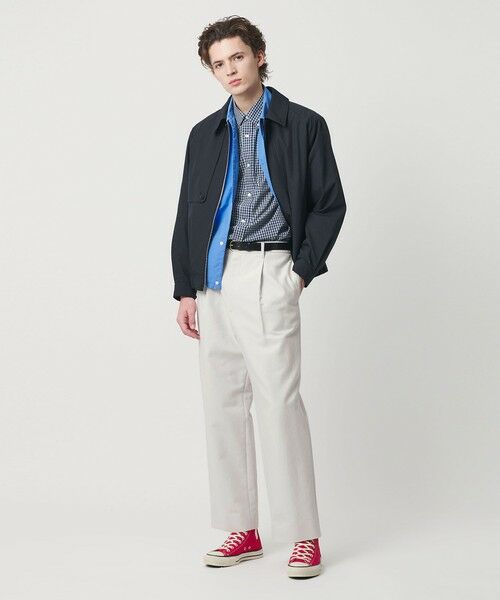 BEAUTY&YOUTH UNITED ARROWS / ビューティー&ユース ユナイテッドアローズ スラックス・ドレスパンツ | フィブリル コットン スラックス NO.9 | 詳細1