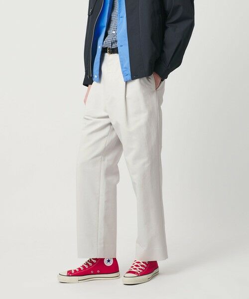 BEAUTY&YOUTH UNITED ARROWS / ビューティー&ユース ユナイテッドアローズ スラックス・ドレスパンツ | フィブリル コットン スラックス NO.9 | 詳細3