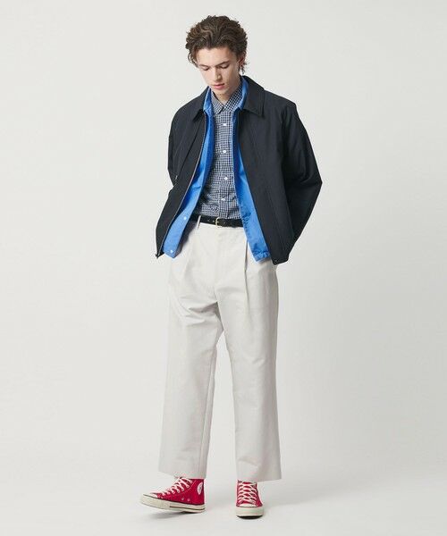 BEAUTY&YOUTH UNITED ARROWS / ビューティー&ユース ユナイテッドアローズ スラックス・ドレスパンツ | フィブリル コットン スラックス NO.9 | 詳細4