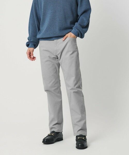 BEAUTY&YOUTH UNITED ARROWS / ビューティー&ユース ユナイテッドアローズ その他パンツ | ストレッチ カツラギ 5ポケット スリムパンツ NO.1(LT.GRAY)