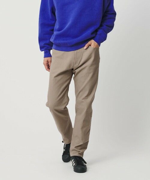 BEAUTY&YOUTH UNITED ARROWS / ビューティー&ユース ユナイテッドアローズ その他パンツ | ストレッチ カツラギ 5ポケット スリムパンツ NO.1(BEIGE)