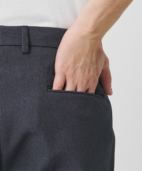 BEAUTY&YOUTH UNITED ARROWS / ビューティー&ユース ユナイテッドアローズ スラックス・ドレスパンツ | 【WEB限定 WARDROBE SMART】デニムライク ノープリーツ パンツ | 詳細10