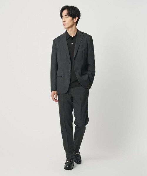 BEAUTY&YOUTH UNITED ARROWS / ビューティー&ユース ユナイテッドアローズ その他パンツ | ピンヘッド ポリエステル ノープリーツ スリム パンツ NO.1 セットアップ対応可能 | 詳細3