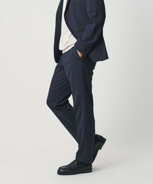 BEAUTY&YOUTH UNITED ARROWS / ビューティー&ユース ユナイテッドアローズ その他パンツ | ピンヘッド ポリエステル ノープリーツ スリム パンツ NO.1 セットアップ対応可能 | 詳細14