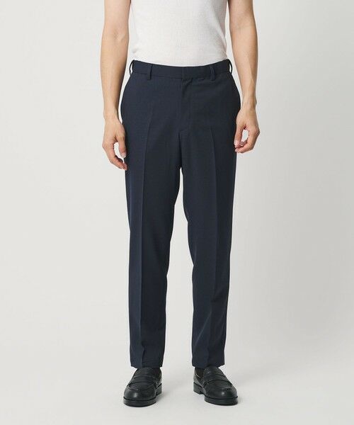 BEAUTY&YOUTH UNITED ARROWS / ビューティー&ユース ユナイテッドアローズ その他パンツ | ピンヘッド ポリエステル ノープリーツ スリム パンツ NO.1 セットアップ対応可能 | 詳細15