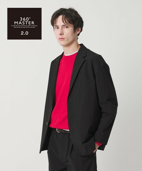 BEAUTY&YOUTH UNITED ARROWS / ビューティー&ユース ユナイテッドアローズ テーラードジャケット | 360°MASTER 2.0 リラックス 2ボタン ジャケット セットアップ対応 ストレッチ 撥水（BLACK）