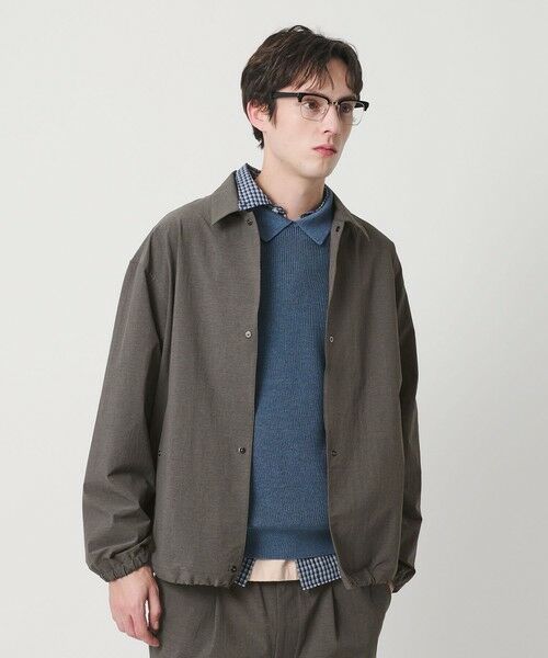 BEAUTY&YOUTH UNITED ARROWS / ビューティー&ユース ユナイテッドアローズ ブルゾン | 360°MASTER 2.0 4ボタン コーチジャケット セットアップ対応 ストレッチ 撥水 ウォッシャブル | 詳細20