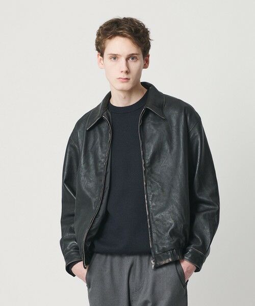 BEAUTY&YOUTH UNITED ARROWS / ビューティー&ユース ユナイテッドアローズ レザーブルゾン・ジャケット | ラブ レザー バルーン ジャケット | 詳細6