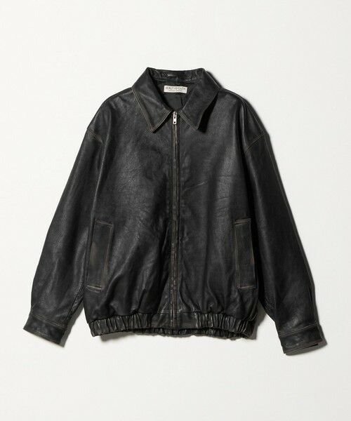 BEAUTY&YOUTH UNITED ARROWS / ビューティー&ユース ユナイテッドアローズ レザーブルゾン・ジャケット | ラブ レザー バルーン ジャケット | 詳細9