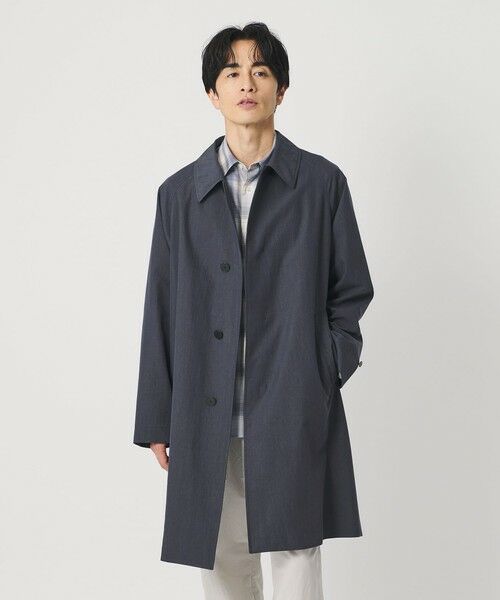 BEAUTY&YOUTH UNITED ARROWS / ビューティー&ユース ユナイテッドアローズ ステンカラーコート | ウォッシャー バルマカン コート（DK.GRAY）