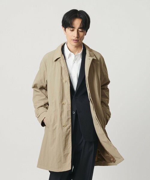 BEAUTY&YOUTH UNITED ARROWS / ビューティー&ユース ユナイテッドアローズ ステンカラーコート | PERTEX ナイロン バルマカン コート 撥水 | 詳細4