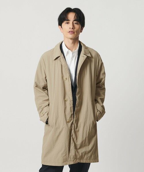 BEAUTY&YOUTH UNITED ARROWS / ビューティー&ユース ユナイテッドアローズ ステンカラーコート | PERTEX ナイロン バルマカン コート 撥水 | 詳細5