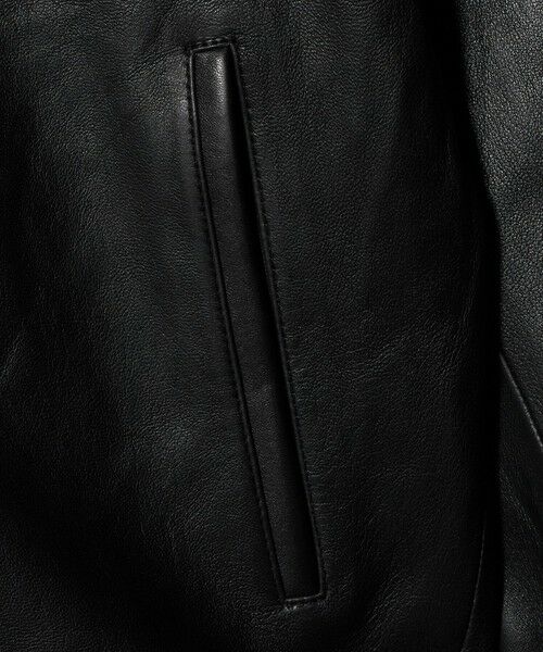 BEAUTY&YOUTH UNITED ARROWS / ビューティー&ユース ユナイテッドアローズ レザーブルゾン・ジャケット | セミベジタブル レザー トラッカー ジャケット | 詳細11