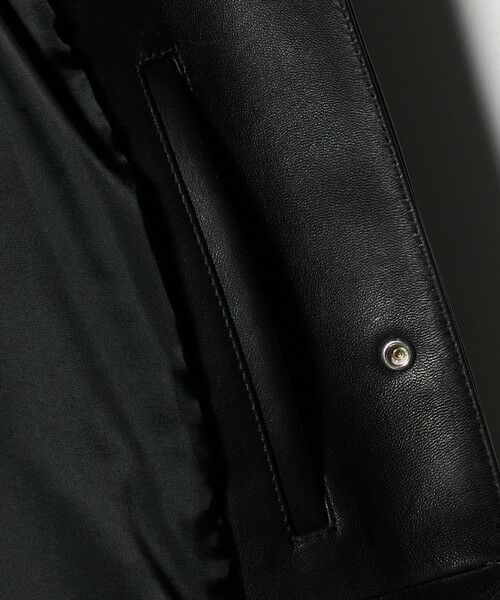 BEAUTY&YOUTH UNITED ARROWS / ビューティー&ユース ユナイテッドアローズ レザーブルゾン・ジャケット | セミベジタブル レザー トラッカー ジャケット | 詳細13