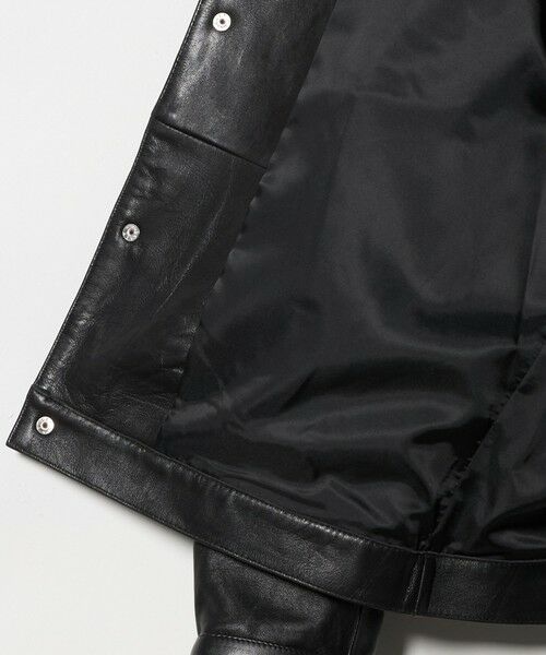BEAUTY&YOUTH UNITED ARROWS / ビューティー&ユース ユナイテッドアローズ レザーブルゾン・ジャケット | セミベジタブル レザー トラッカー ジャケット | 詳細14