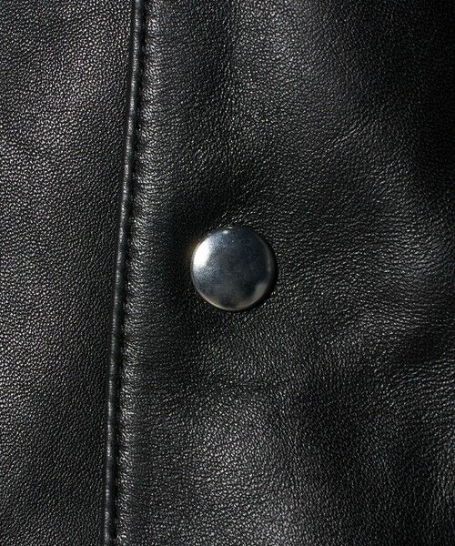 BEAUTY&YOUTH UNITED ARROWS / ビューティー&ユース ユナイテッドアローズ レザーブルゾン・ジャケット | セミベジタブル レザー トラッカー ジャケット | 詳細15