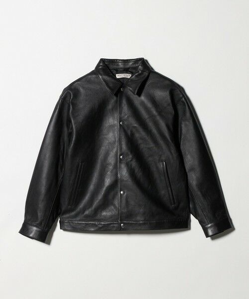 BEAUTY&YOUTH UNITED ARROWS / ビューティー&ユース ユナイテッドアローズ レザーブルゾン・ジャケット | セミベジタブル レザー トラッカー ジャケット | 詳細7