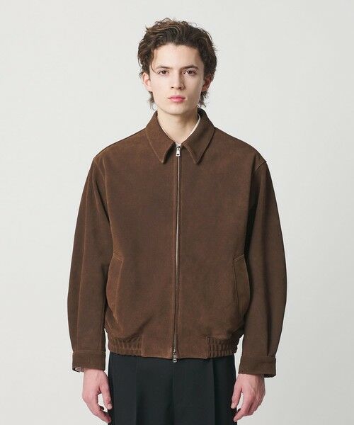 BEAUTY&YOUTH UNITED ARROWS / ビューティー&ユース ユナイテッドアローズ レザーブルゾン・ジャケット | HI‐LINE ノスタルジア スエード ブルゾン | 詳細9