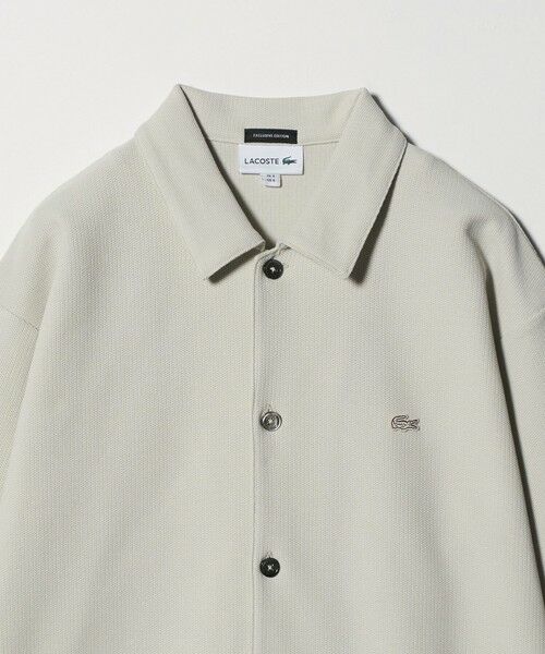 BEAUTY&YOUTH UNITED ARROWS / ビューティー&ユース ユナイテッドアローズ カーディガン・ボレロ | ＜LACOSTE for BEAUTY&YOUTH＞ワントーン シャツ ジャケット | 詳細2