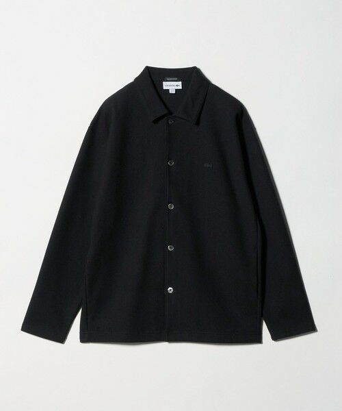 BEAUTY&YOUTH UNITED ARROWS / ビューティー&ユース ユナイテッドアローズ カーディガン・ボレロ | ＜LACOSTE for BEAUTY&YOUTH＞ワントーン シャツ ジャケット（BLACK）