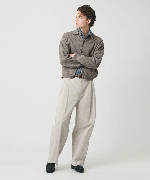 BEAUTY&YOUTH UNITED ARROWS / ビューティー&ユース ユナイテッドアローズ カーディガン・ボレロ | ハイブリッド リネン ポロカラー ジャケット | 詳細4