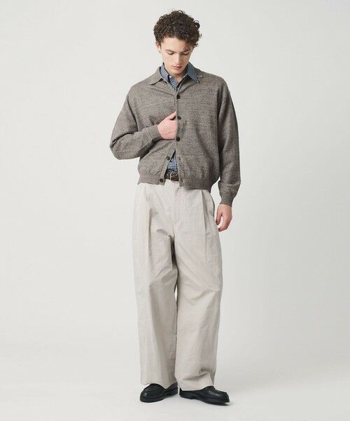 BEAUTY&YOUTH UNITED ARROWS / ビューティー&ユース ユナイテッドアローズ カーディガン・ボレロ | ハイブリッド リネン ポロカラー ジャケット | 詳細5