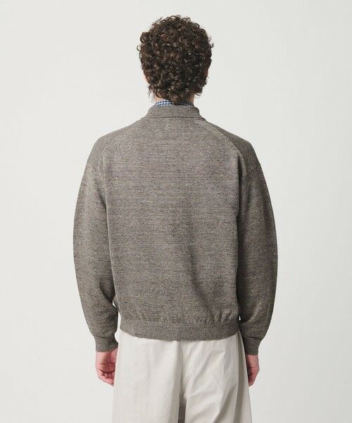 BEAUTY&YOUTH UNITED ARROWS / ビューティー&ユース ユナイテッドアローズ カーディガン・ボレロ | ハイブリッド リネン ポロカラー ジャケット | 詳細8