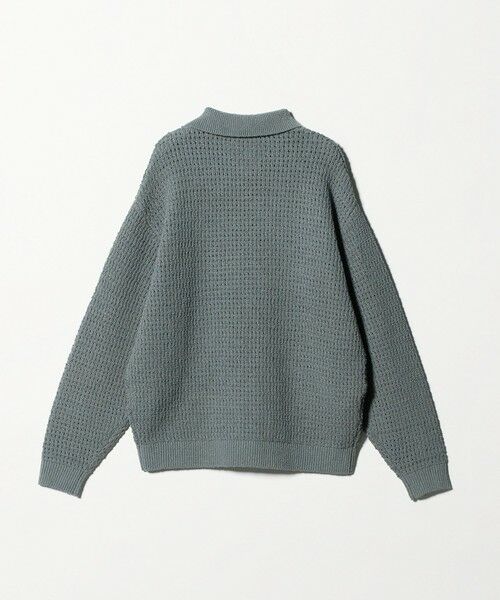 BEAUTY&YOUTH UNITED ARROWS / ビューティー&ユース ユナイテッドアローズ カーディガン・ボレロ | ブークレ レース ジップ ポロジャケット ウォッシャブル | 詳細11