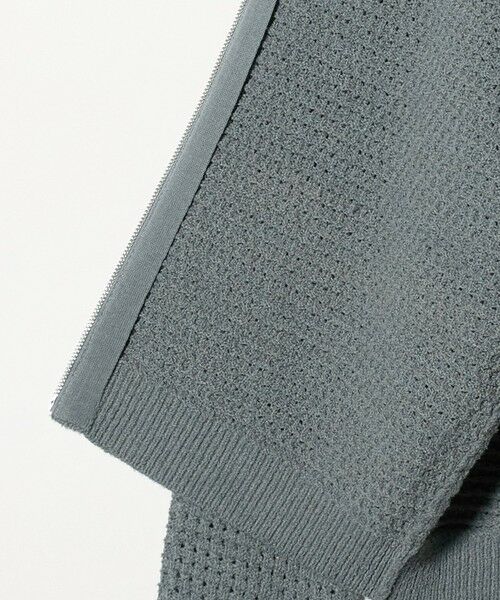 BEAUTY&YOUTH UNITED ARROWS / ビューティー&ユース ユナイテッドアローズ カーディガン・ボレロ | ブークレ レース ジップ ポロジャケット ウォッシャブル | 詳細14