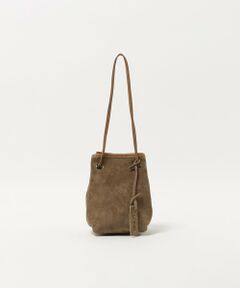 BEAUTY&YOUTH UNITED ARROWS / ビューティー&ユース ユナイテッドアローズ ハンドバッグ | ＜LA UNIQA＞スエード 巾着 バッグ