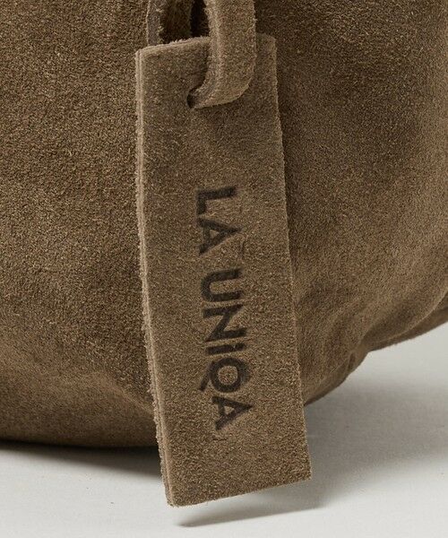 BEAUTY&YOUTH UNITED ARROWS / ビューティー&ユース ユナイテッドアローズ ハンドバッグ | ＜LA UNIQA＞スエード 巾着 バッグ | 詳細10
