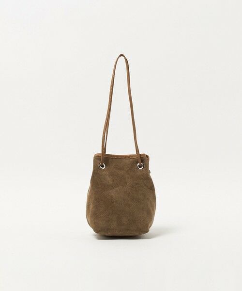 BEAUTY&YOUTH UNITED ARROWS / ビューティー&ユース ユナイテッドアローズ ハンドバッグ | ＜LA UNIQA＞スエード 巾着 バッグ | 詳細3