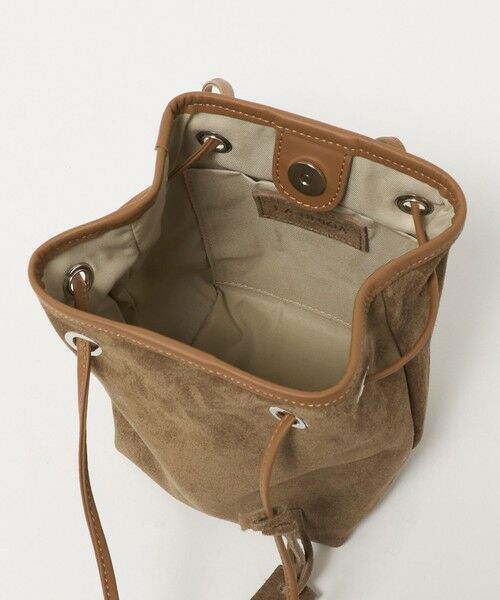 BEAUTY&YOUTH UNITED ARROWS / ビューティー&ユース ユナイテッドアローズ ハンドバッグ | ＜LA UNIQA＞スエード 巾着 バッグ | 詳細7