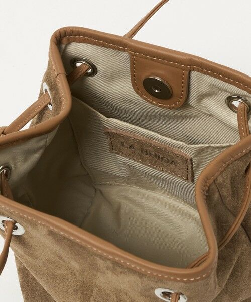 BEAUTY&YOUTH UNITED ARROWS / ビューティー&ユース ユナイテッドアローズ ハンドバッグ | ＜LA UNIQA＞スエード 巾着 バッグ | 詳細8