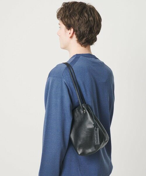 BEAUTY&YOUTH UNITED ARROWS / ビューティー&ユース ユナイテッドアローズ ハンドバッグ | ＜LA UNIQA＞レザー 巾着 バッグ | 詳細1