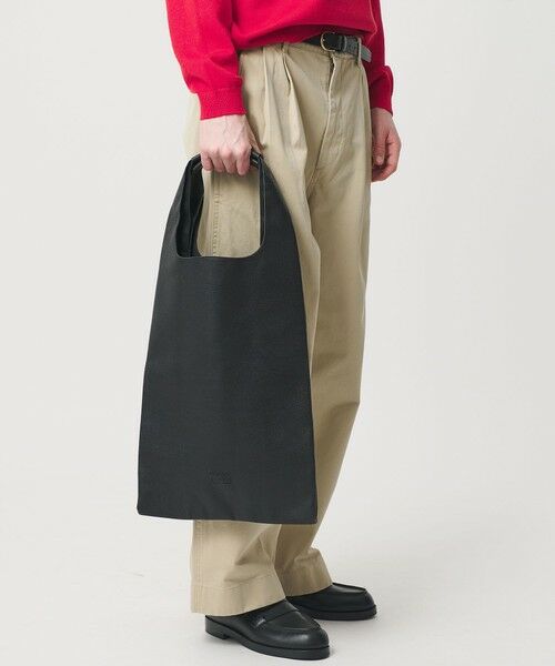 BEAUTY&YOUTH UNITED ARROWS / ビューティー&ユース ユナイテッドアローズ トートバッグ | スタンダード レザー ショップ バッグ（BLACK）