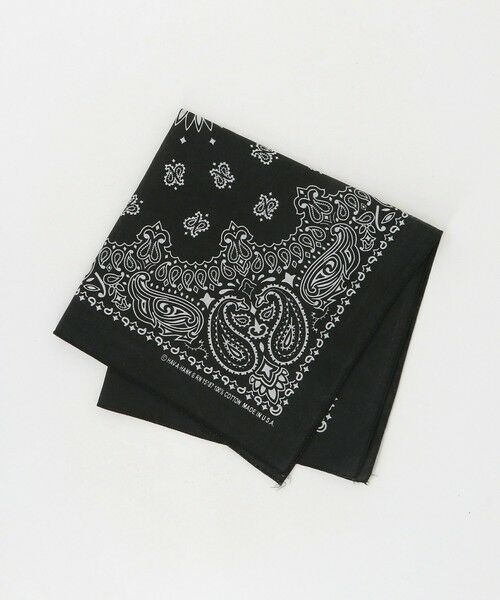 BEAUTY&YOUTH UNITED ARROWS / ビューティー&ユース ユナイテッドアローズ バンダナ・スカーフ | ＜Hav-A-Hank＞ペイズリー バンダナ（BLACK）