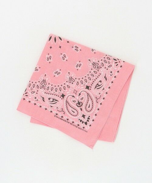 BEAUTY&YOUTH UNITED ARROWS / ビューティー&ユース ユナイテッドアローズ バンダナ・スカーフ | ＜Hav-A-Hank＞ペイズリー バンダナ（LT.PINK）