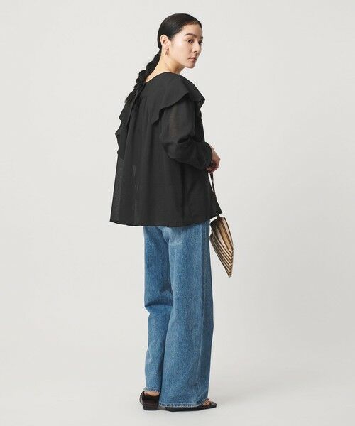 BEAUTY&YOUTH UNITED ARROWS / ビューティー&ユース ユナイテッドアローズ シャツ・ブラウス | ポリエステル ビッグカラーシャツ 防シワ ウォッシャブル | 詳細3