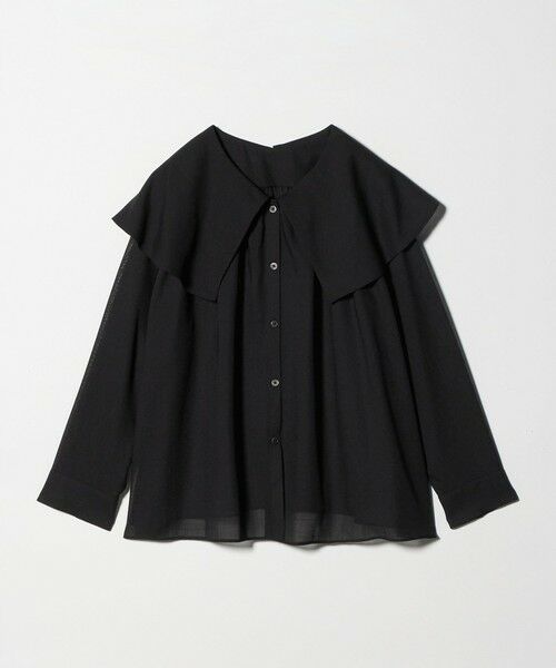 BEAUTY&YOUTH UNITED ARROWS / ビューティー&ユース ユナイテッドアローズ シャツ・ブラウス | ポリエステル ビッグカラーシャツ 防シワ ウォッシャブル | 詳細4