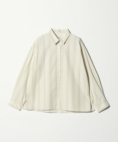 BEAUTY&YOUTH UNITED ARROWS / ビューティー&ユース ユナイテッドアローズ シャツ・ブラウス | コットン ストライプ ロングシャツ（NATURAL）