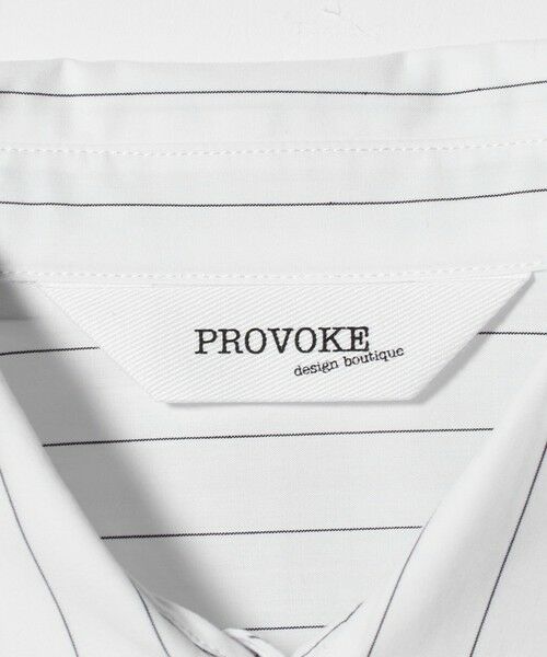 BEAUTY&YOUTH UNITED ARROWS / ビューティー&ユース ユナイテッドアローズ シャツ・ブラウス | ＜provoke＞ストライプ レイヤード ビッグシャツ | 詳細7