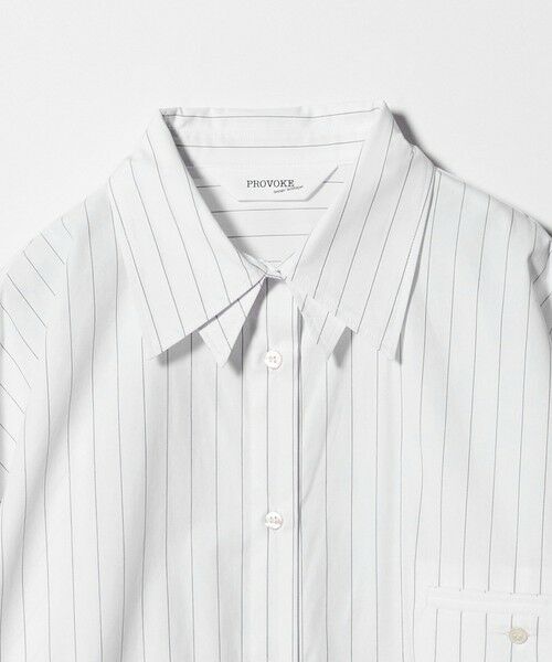 BEAUTY&YOUTH UNITED ARROWS / ビューティー&ユース ユナイテッドアローズ シャツ・ブラウス | ＜provoke＞ストライプ レイヤード ビッグシャツ | 詳細9