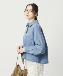 BEAUTY&YOUTH UNITED ARROWS / ビューティー&ユース ユナイテッドアローズ シャツ・ブラウス | 【WEB限定】ショート デニムシャツ