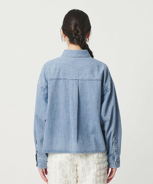 BEAUTY&YOUTH UNITED ARROWS / ビューティー&ユース ユナイテッドアローズ シャツ・ブラウス | 【WEB限定】ショート デニムシャツ | 詳細7