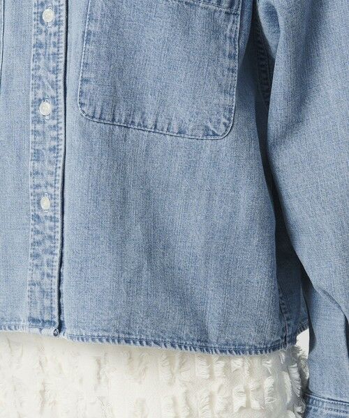 BEAUTY&YOUTH UNITED ARROWS / ビューティー&ユース ユナイテッドアローズ シャツ・ブラウス | 【WEB限定】ショート デニムシャツ | 詳細10